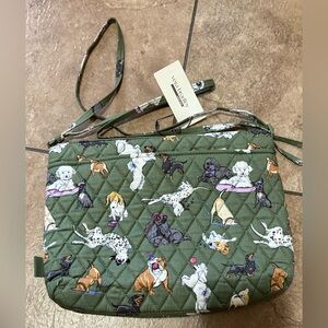 Vera Bradley Dog Park Large Hipster Crossbody NWT